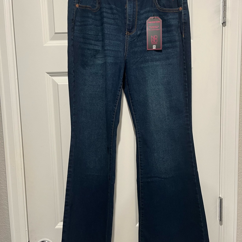 NOBO Dark Blue Women's Wide Leg Jeans